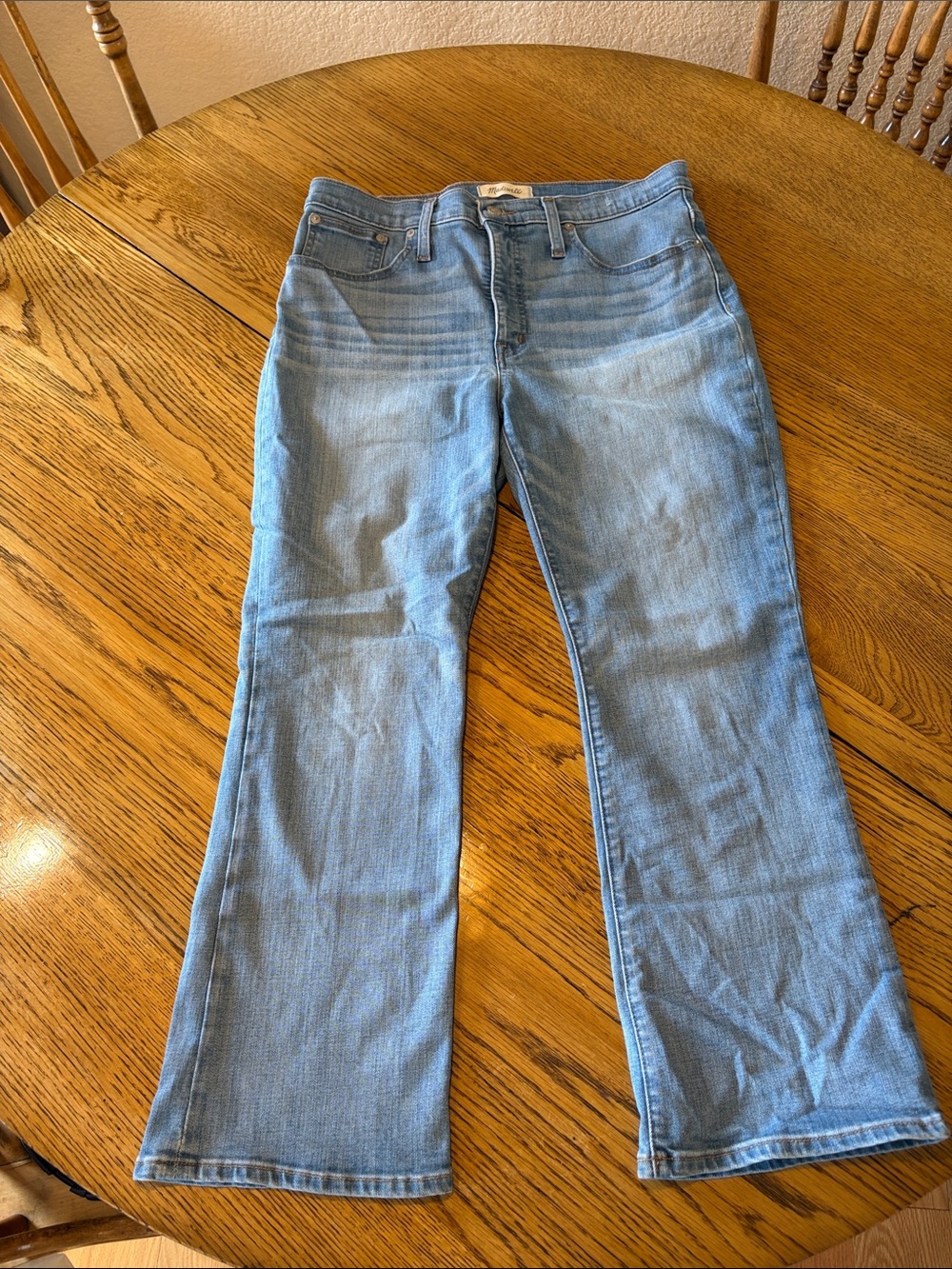 Madewell Light Blue Flare Jeans